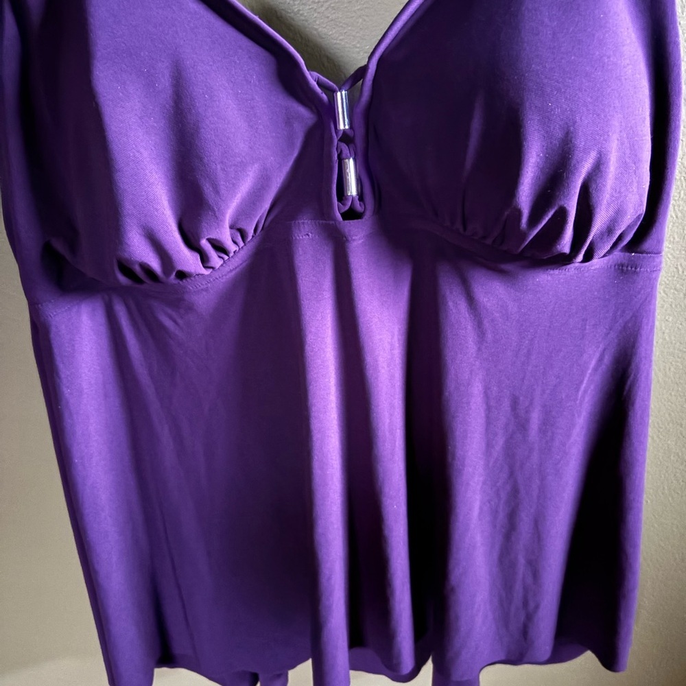 Women's Purple Swim Tankini Top